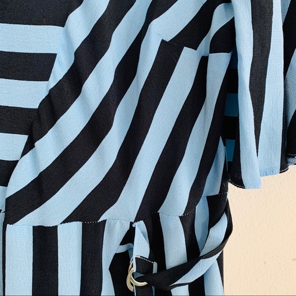 Top Shop Baby and Navy Blue Striped Dress - Picture 4 of 6